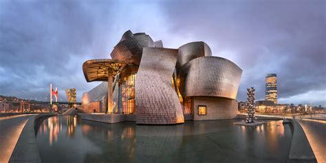 Panorama of Guggenheim Museum, Bilbao, Spain | Anshar Images