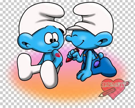 Handy Smurf Baby Smurf The Smurflings Brainy Smurf De Smurfen PNG ...