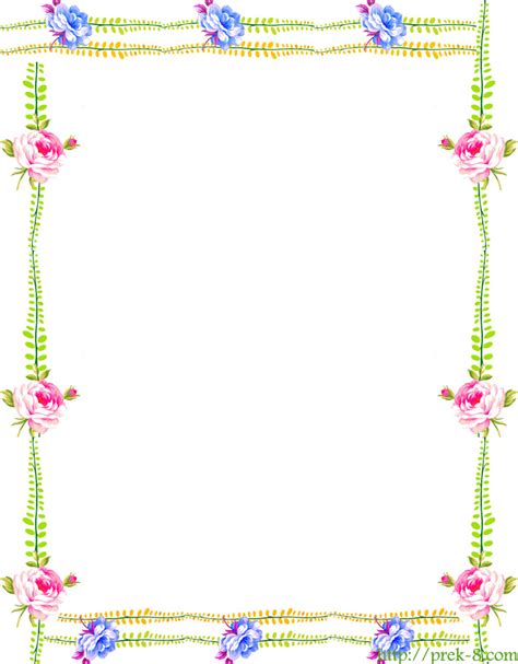 Free Page Border Flowers, Download Free Page Border Flowers png images ...