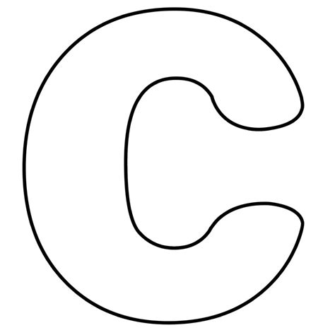 Tracing The Letter C - ClipArt Best