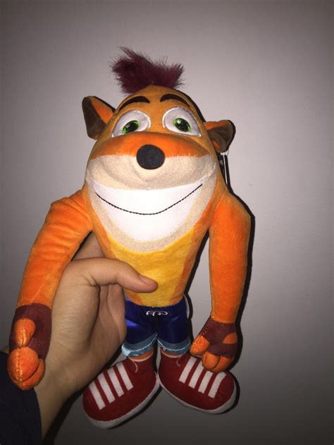 New play by play crash bandicoot plush out now : crashbandicoot