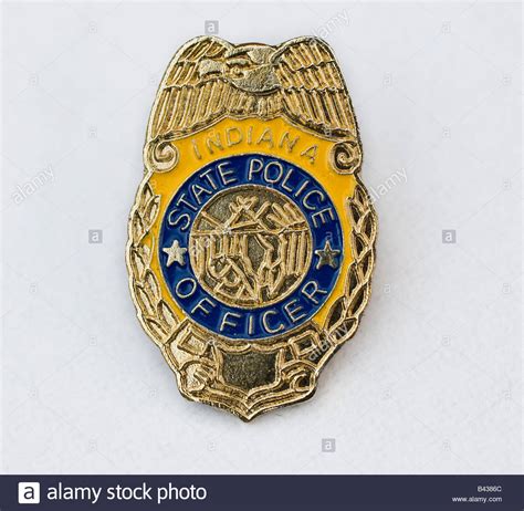 Indiana state police badge Stock Photo: 19741300 - Alamy