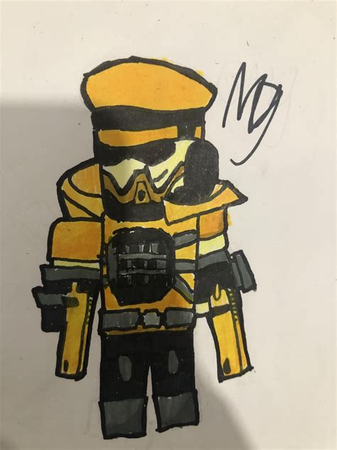 Roblox TDS Golden Scout (last Art I’m doing for tds, I’m permanently ...