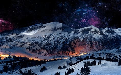 Winter Mountain Wallpaper - WallpaperSafari