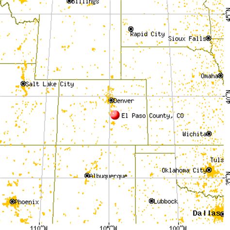 Map Of El Paso County Colorado - Maping Resources