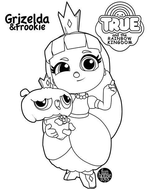 True Rainbow Kingdom Coloring Pages