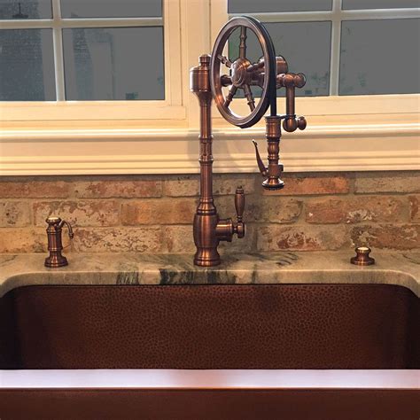 Antique Copper Kitchen Sink Faucet | Noconexpress