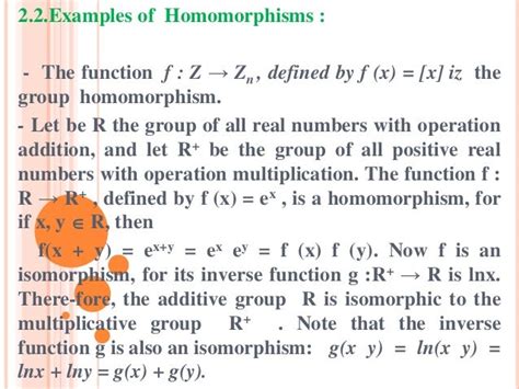 Group homomorphism