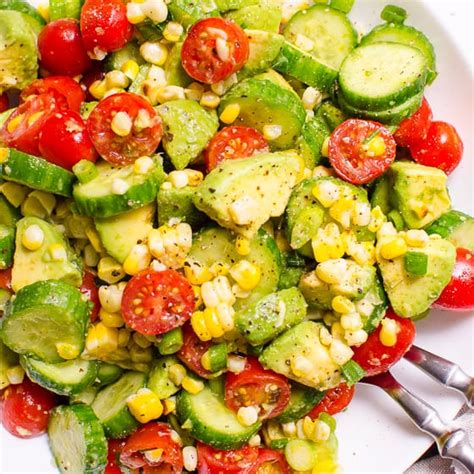 Avocado Corn Salad - iFoodReal.com