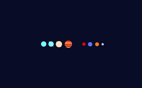 Solar System Minimalist Space Wallpaper Iphone - Jaka-Attacker