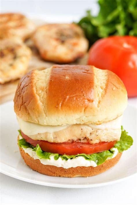 Easy Grilled Chicken Sandwich