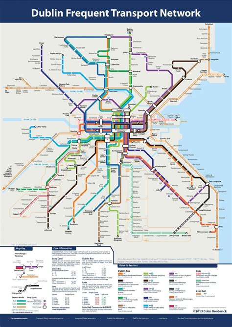 Dublin bus stops map - Dublin bus route map (Ireland)