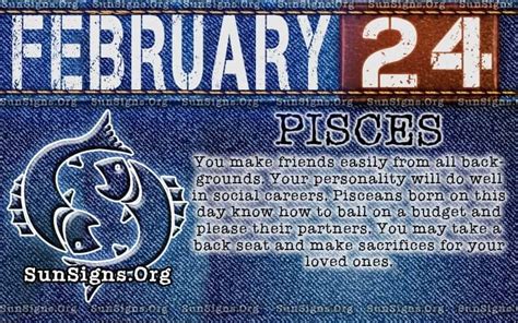 February 24 Horoscope Birthday Personality | SunSigns.Org