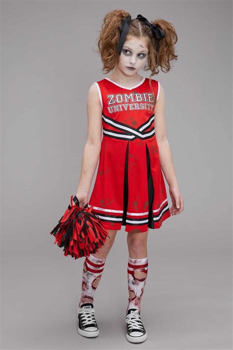 Zombie Cheerleader Costume for Girls | Chasing Fireflies Zombie ...