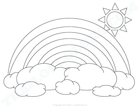 Rainbow Line Drawing at GetDrawings | Free download