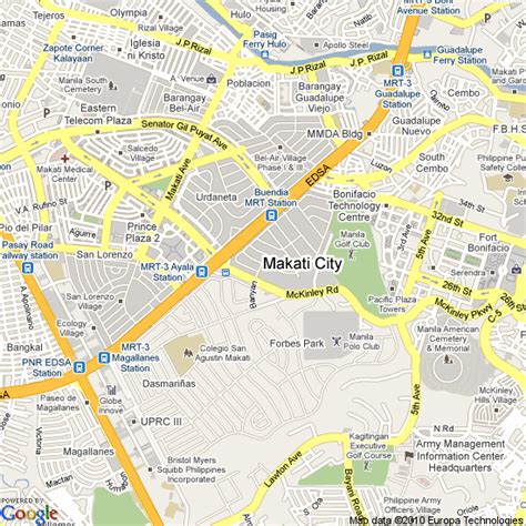 Makati Map - Philippines