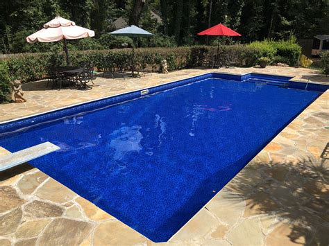 20x40 6R Vinyl Swimming Pool w/ Liner Over Steps Installation-Electric ...