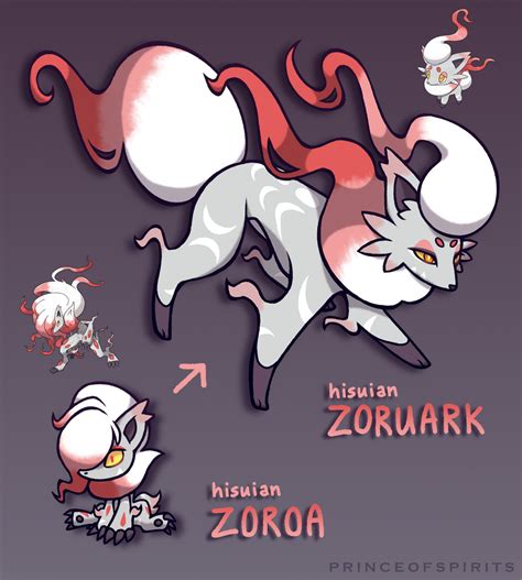 Hisuian Zorua + Zoroark Evolution Swap by PrinceofSpirits on DeviantArt