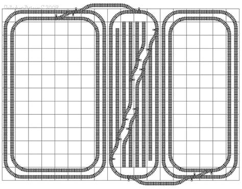 Lego Train Track Layout Geometry | GallaghersArt