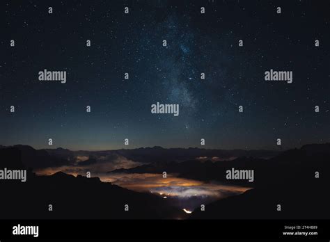 Milky Way night sky Stock Photo - Alamy