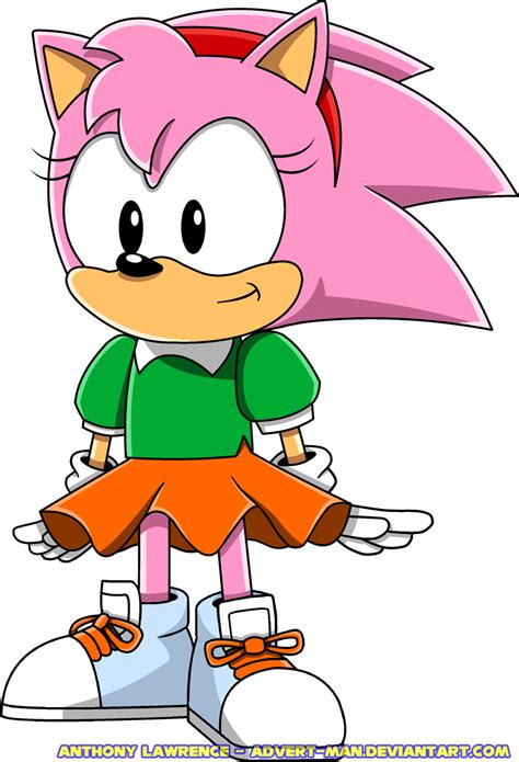 Classic Amy Rose by Advert-man on DeviantArt