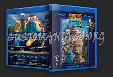 Monsters Vs Aliens 3D blu-ray cover - DVD Covers & Labels by ...