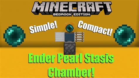 How to make a stasis chamber in minecraft