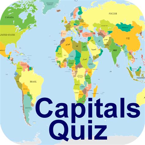 Countries and Capitals World Trivia Quiz - Application sur Amazon Appstore