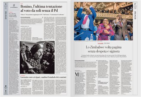 La Repubblica Newspaper Redesign on Behance