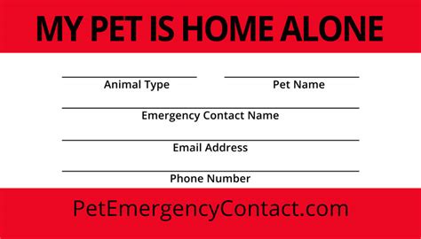 Pet Emergency Contact