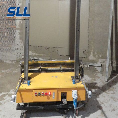 Automatic Wall Cement Plastering Machine - Concrete mortar shotcrete ...