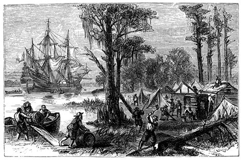 Jamestown Arrival 1607 Nthe Arrival Of The First English Colonists At ...