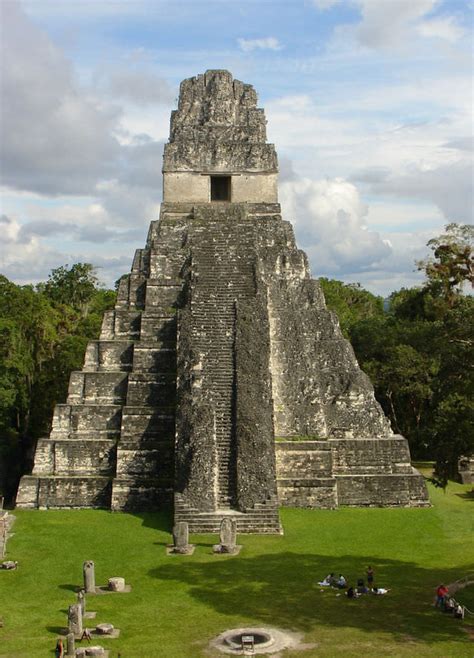 Temple I, Tikal (Illustration) - World History Encyclopedia