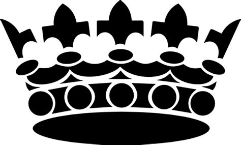 Black Crown 2 Clip Art at Clker.com - vector clip art online, royalty ...