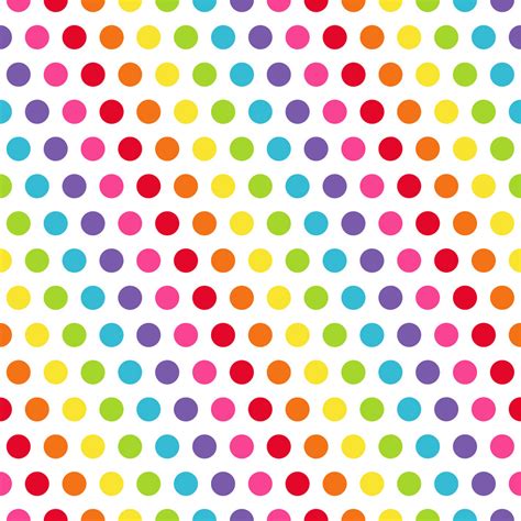 Rainbow Polka Dots Pattern Royalty-Free Stock Image - Storyblocks