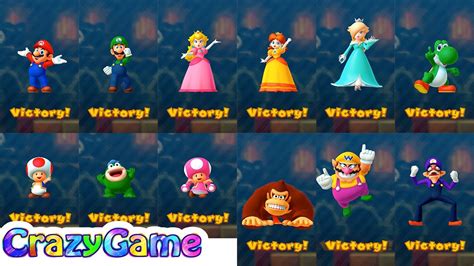 Mario Party 10 All Characters Victory Animation - YouTube