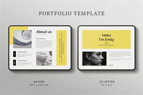 Portfolio Template Landscape 2 - Design Cuts