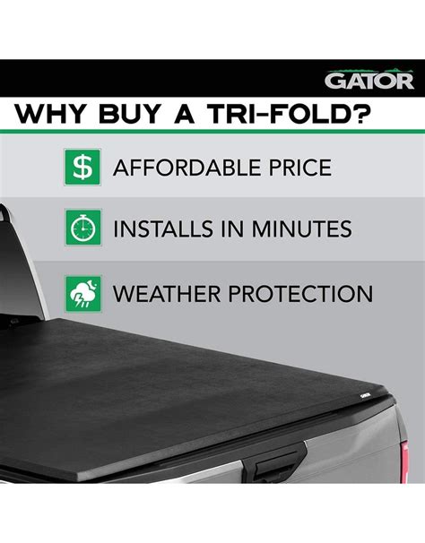 Gator Covers Gator ETX Soft Tri-Fold Truck Bed Tonneau Cover 59110 Fits ...