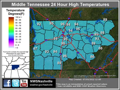 Weather Map Nashville Tennessee - Gisela Ermengarde