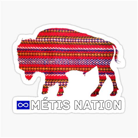 "Metis Nation Buffalo Sash" Sticker for Sale by SXM-Imports | Redbubble