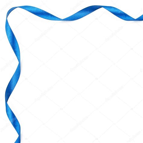 Blue Ribbon Border Clip Art