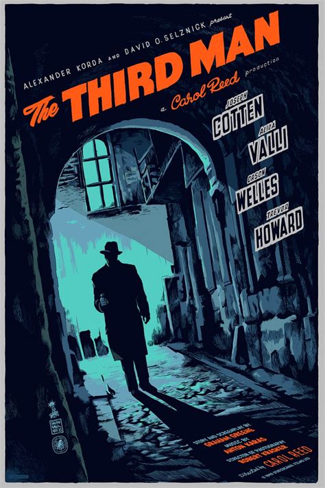 The Third Man Movie Poster From Nautilus Prints