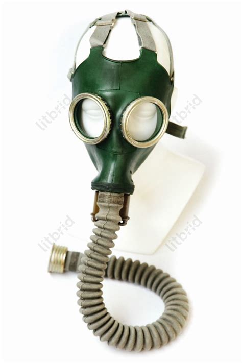 Gas Mask. Vintage Green Gas Mask GP-4. Soviet Gas Mask G-4. Russian Gas ...