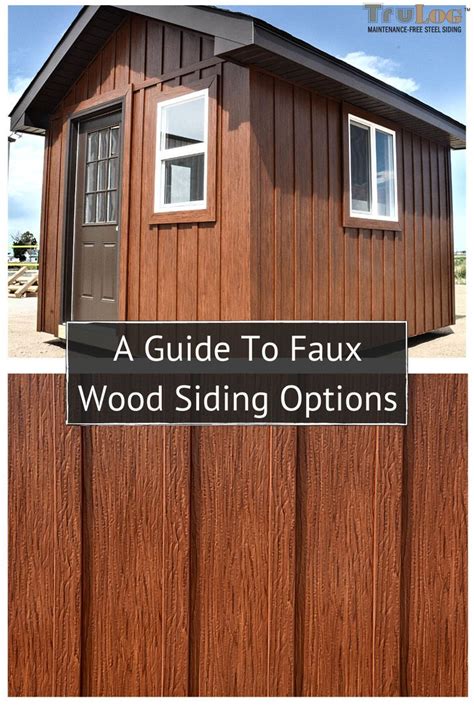 Guide to Faux wood siding options | Siding options, Wood siding, Wood ...