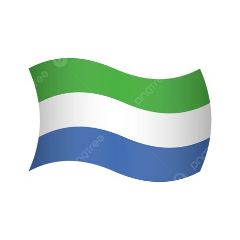 Sierra Leone Flag, Sierra Leone, Flag, Country PNG and Vector with ...