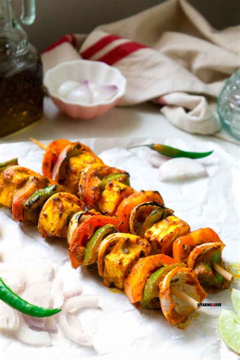 Grilled Tandoori Paneer Tikka Recipe - Easy Paneer Recipes