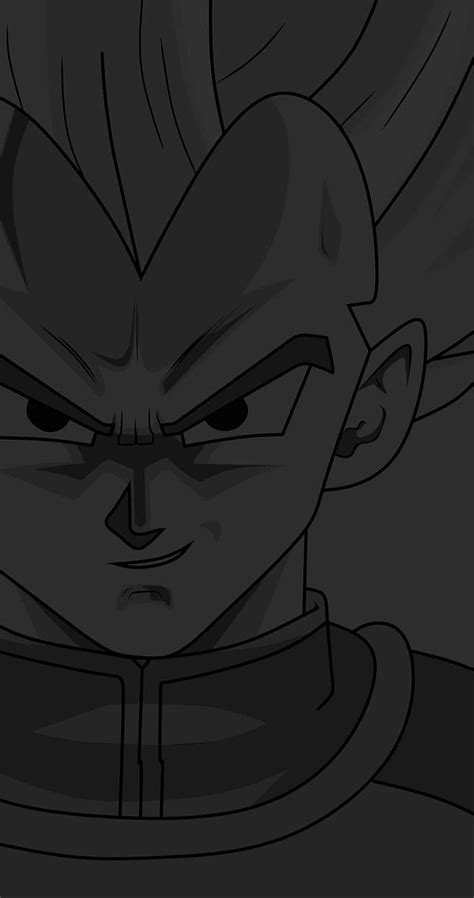 [100+] Vegeta Black And White Wallpapers | Wallpapers.com