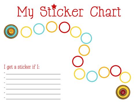 Printable Sticker Reward Chart