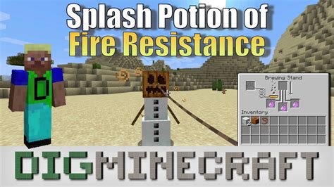 Minecraft Fire Resistance Potion Recipe 8 Minutes - Bios Pics