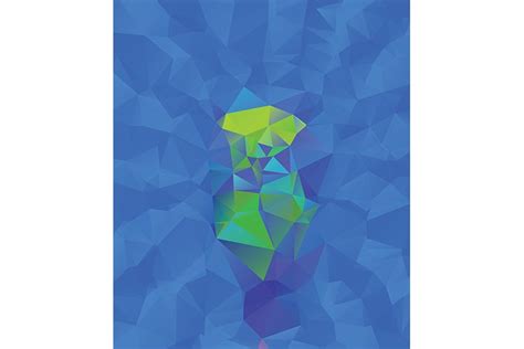 Abstract Blue Geometric Background